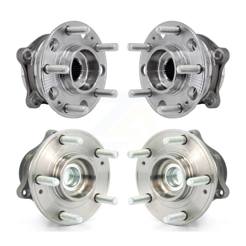 Kugel - K70-102237 - Front and Rear Wheel Bearing and Hub Assembly Kits