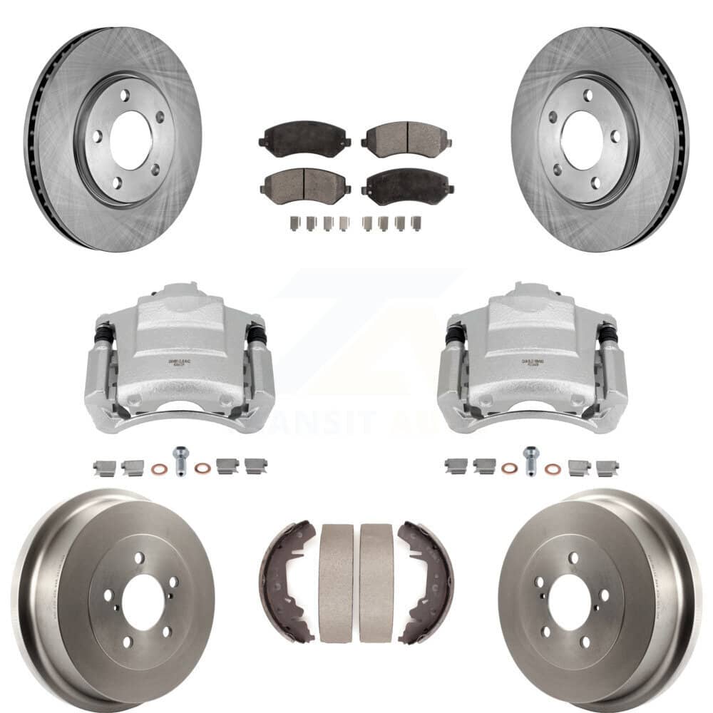 Transit Auto - KC8-100819P - Front and Rear Disc Brake Kits