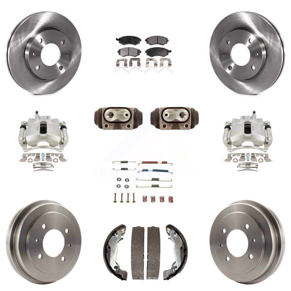 Transit Auto - KC8-100917P - Front and Rear Disc Brake Kits