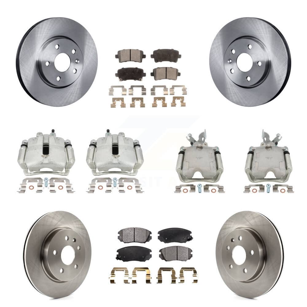 Transit Auto - KC8-101024T - Front and Rear Disc Brake Kits