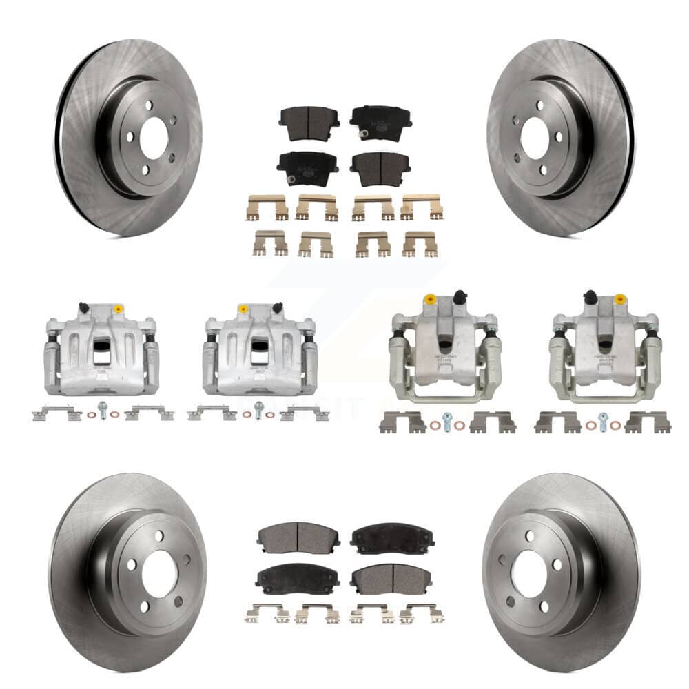 Transit Auto - KC8-101201T - Front and Rear Disc Brake Kits