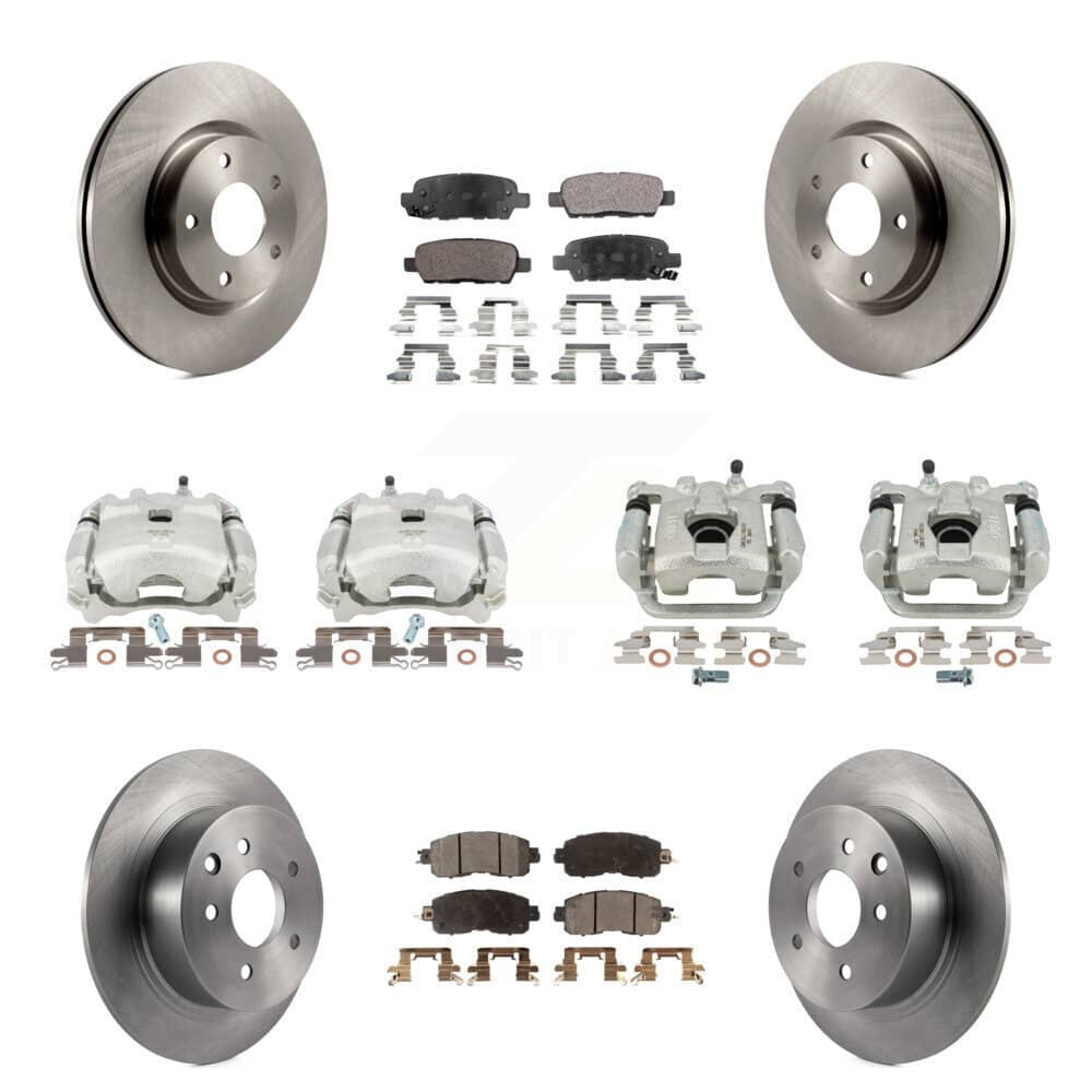 Transit Auto - KC8-101217P - Front and Rear Disc Brake Kits