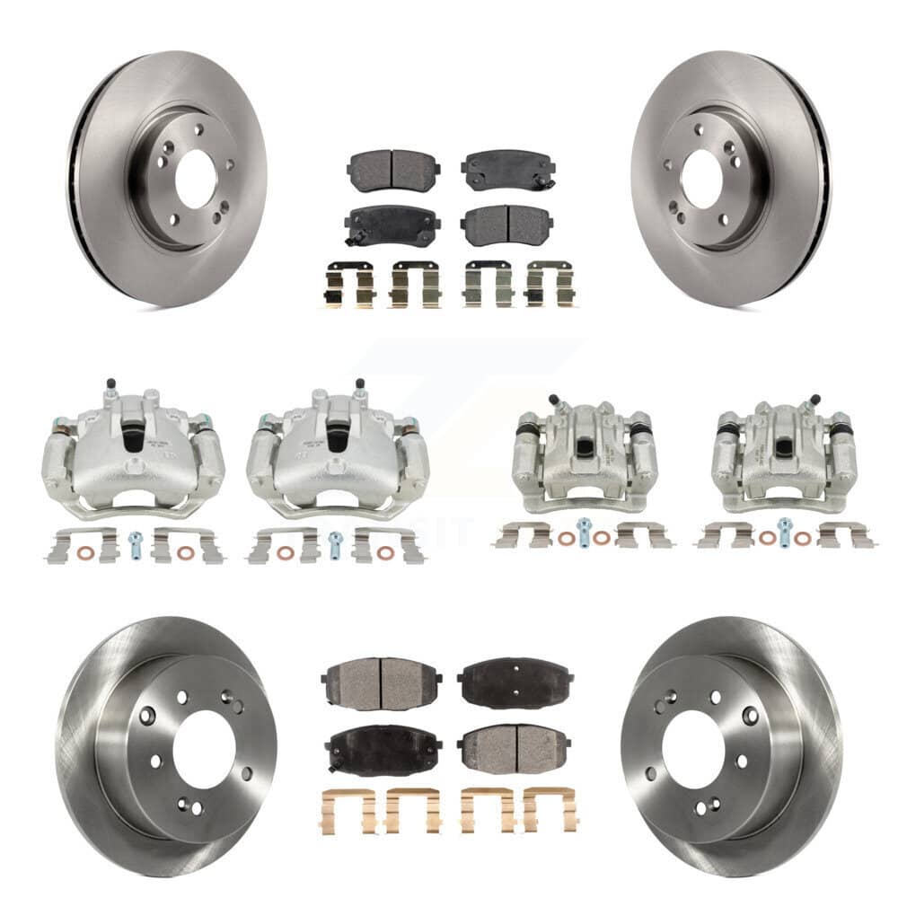 Transit Auto - KC8-101314T - Front and Rear Disc Brake Kits