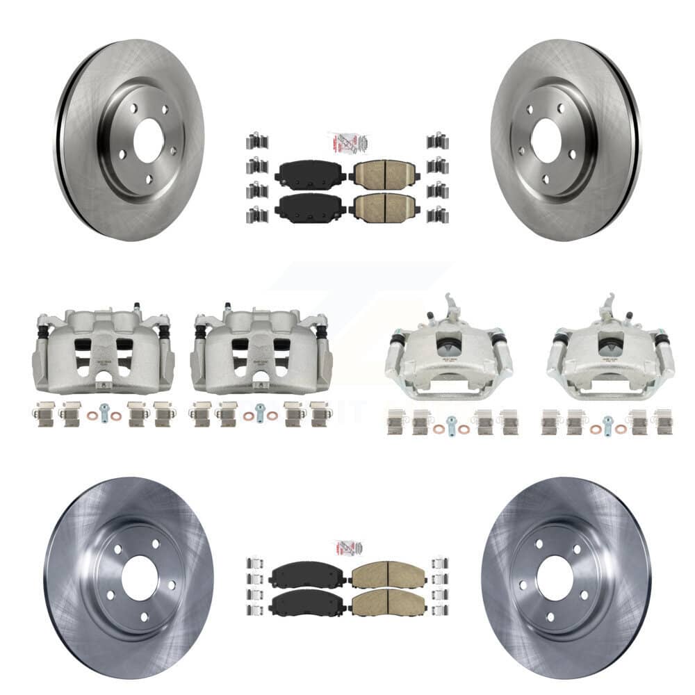 Transit Auto - KC8-102619N - Front and Rear Disc Brake Kits