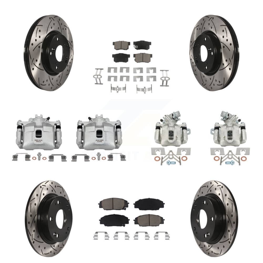 Transit Auto - KCD-100222C - Front and Rear Disc Brake Kits