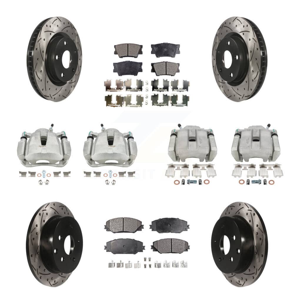 Transit Auto - KCD-100223P - Front and Rear Disc Brake Kits