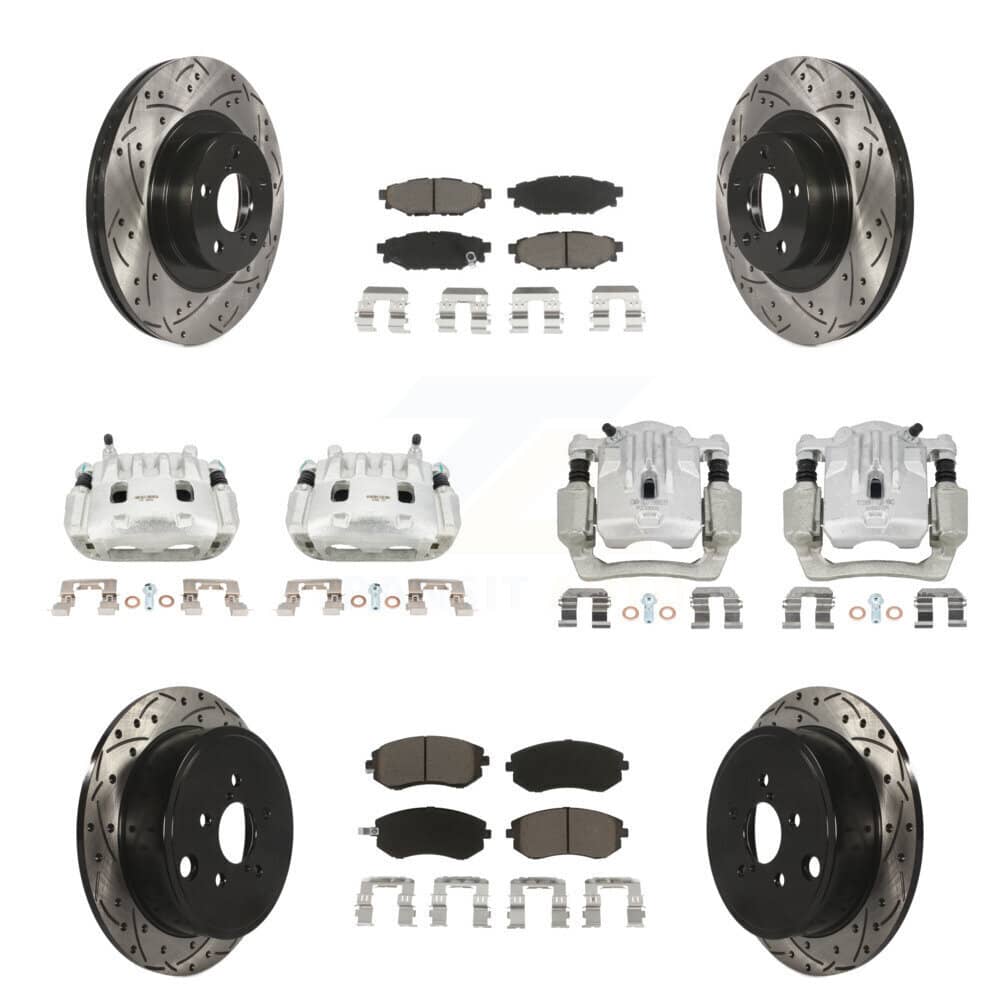 Transit Auto - KCD-100225C - Front and Rear Disc Brake Kits