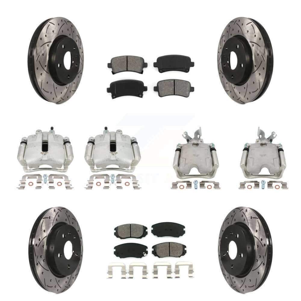 Transit Auto - KCD-100227S - Front and Rear Disc Brake Kits
