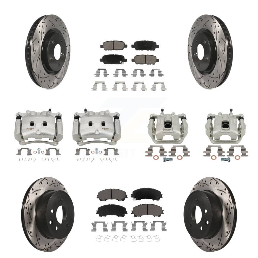 Transit Auto - KCD-100247C - Front and Rear Disc Brake Kits