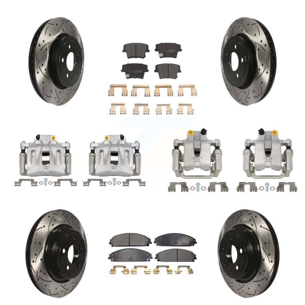 Transit Auto - KCD-100260P - Front and Rear Disc Brake Kits
