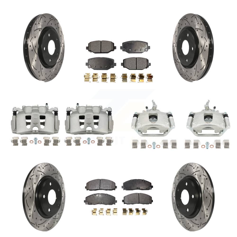 Transit Auto - KCD-100286T - Front and Rear Disc Brake Kits