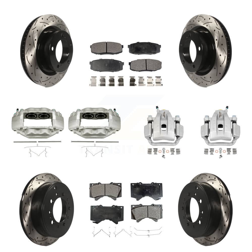 Transit Auto - KCD-100302T - Front and Rear Disc Brake Kits