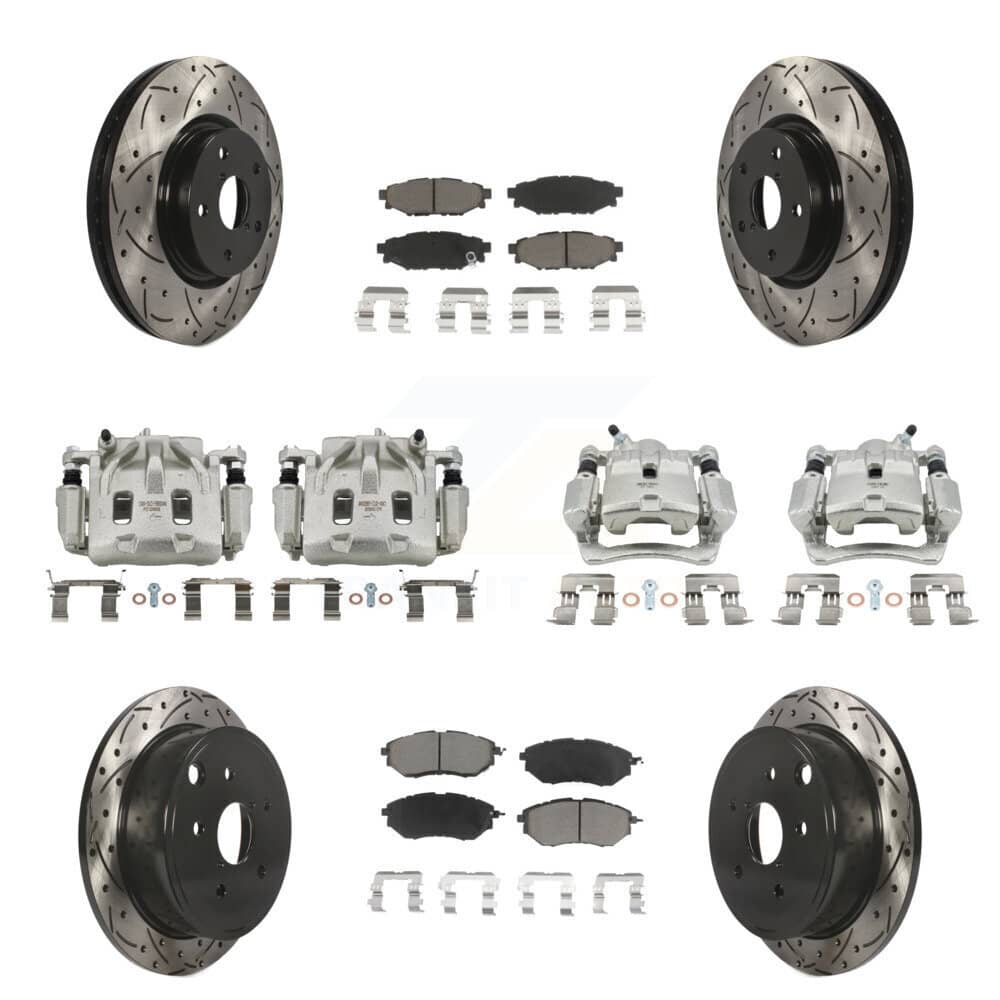 Transit Auto - KCD-100304C - Front and Rear Disc Brake Kits
