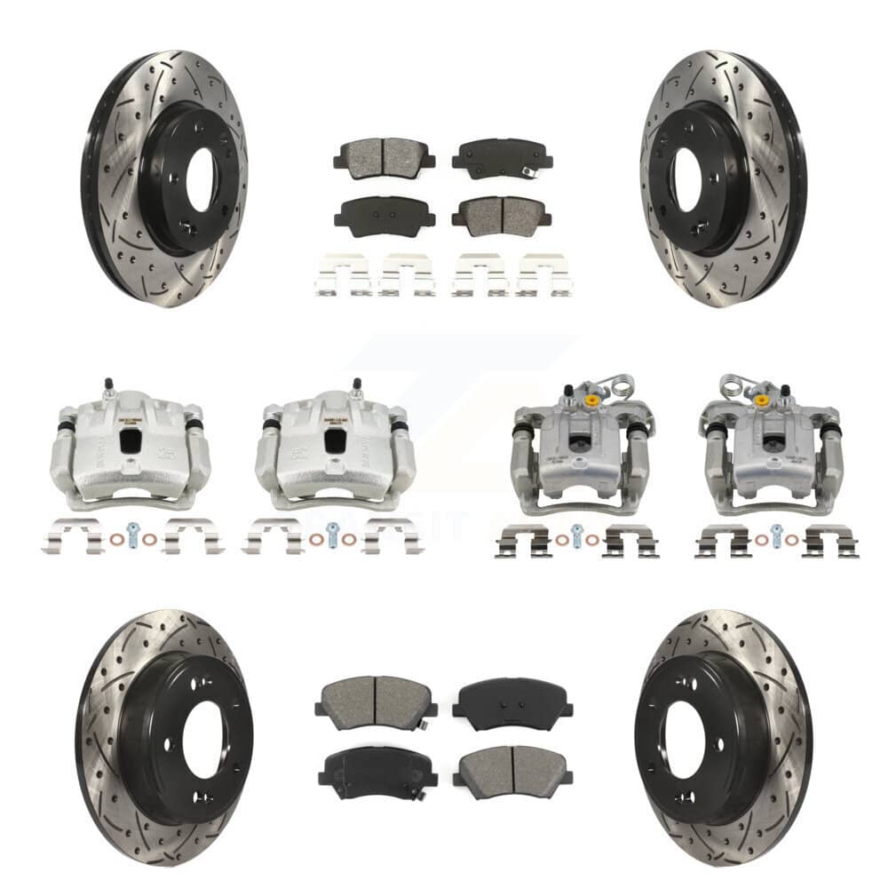 Transit Auto - KCD-100309S - Front and Rear Disc Brake Kits