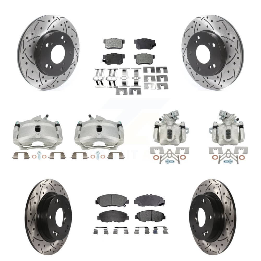 Transit Auto - KCD-100338P - Front and Rear Disc Brake Kits