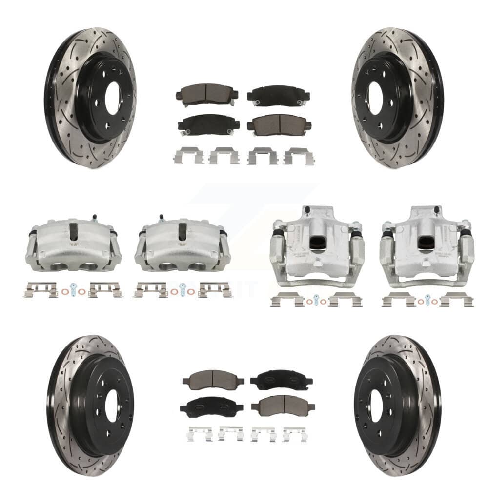 Transit Auto - KCD-100352C - Front and Rear Disc Brake Kits