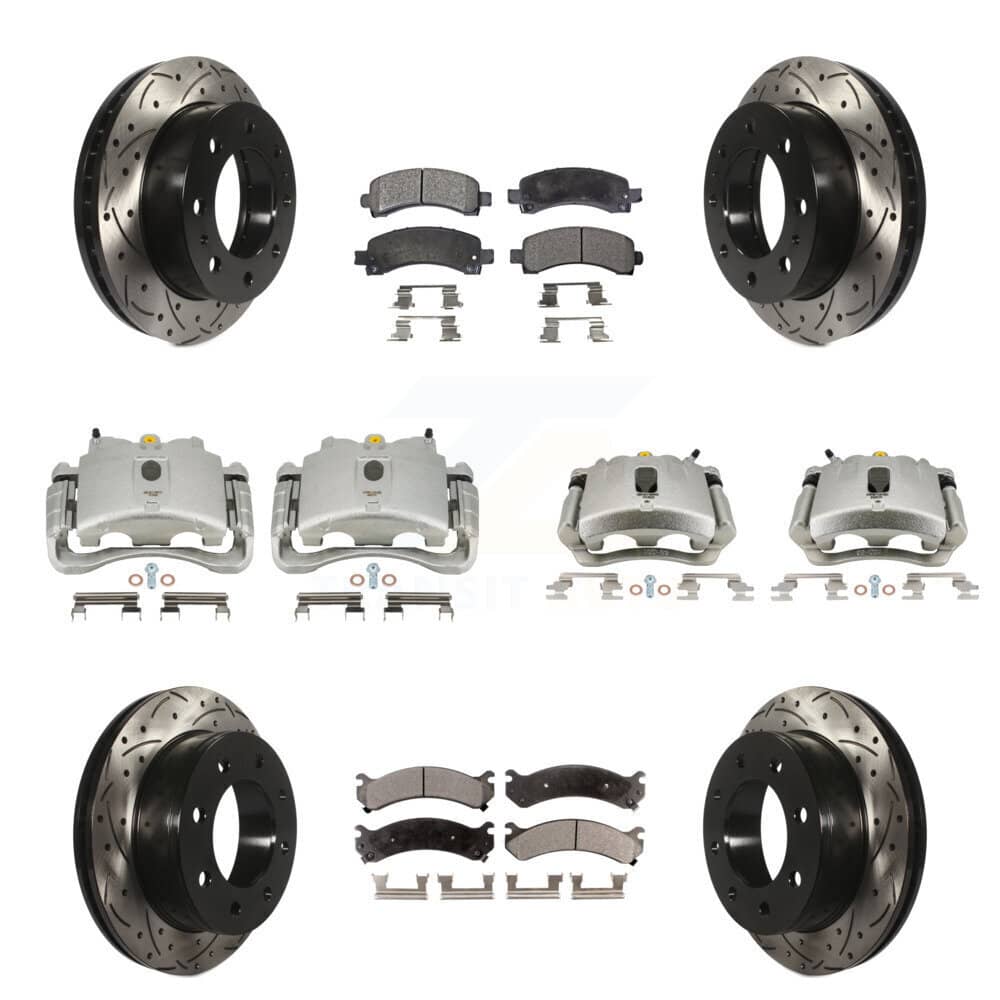 Transit Auto - KCD-100374P - Front and Rear Disc Brake Kits