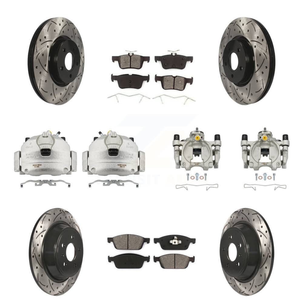 Transit Auto - KCD-100374S - Front and Rear Disc Brake Kits