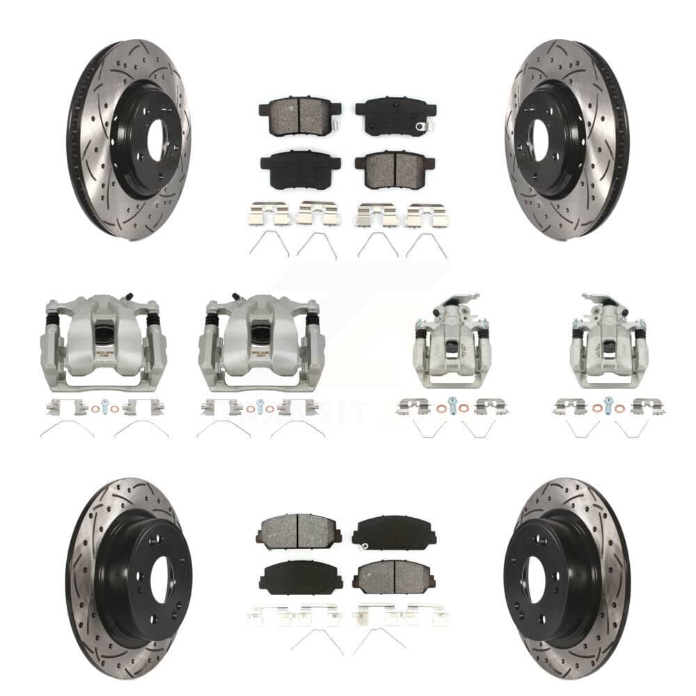 Transit Auto - KCD-100378S - Front and Rear Disc Brake Kits