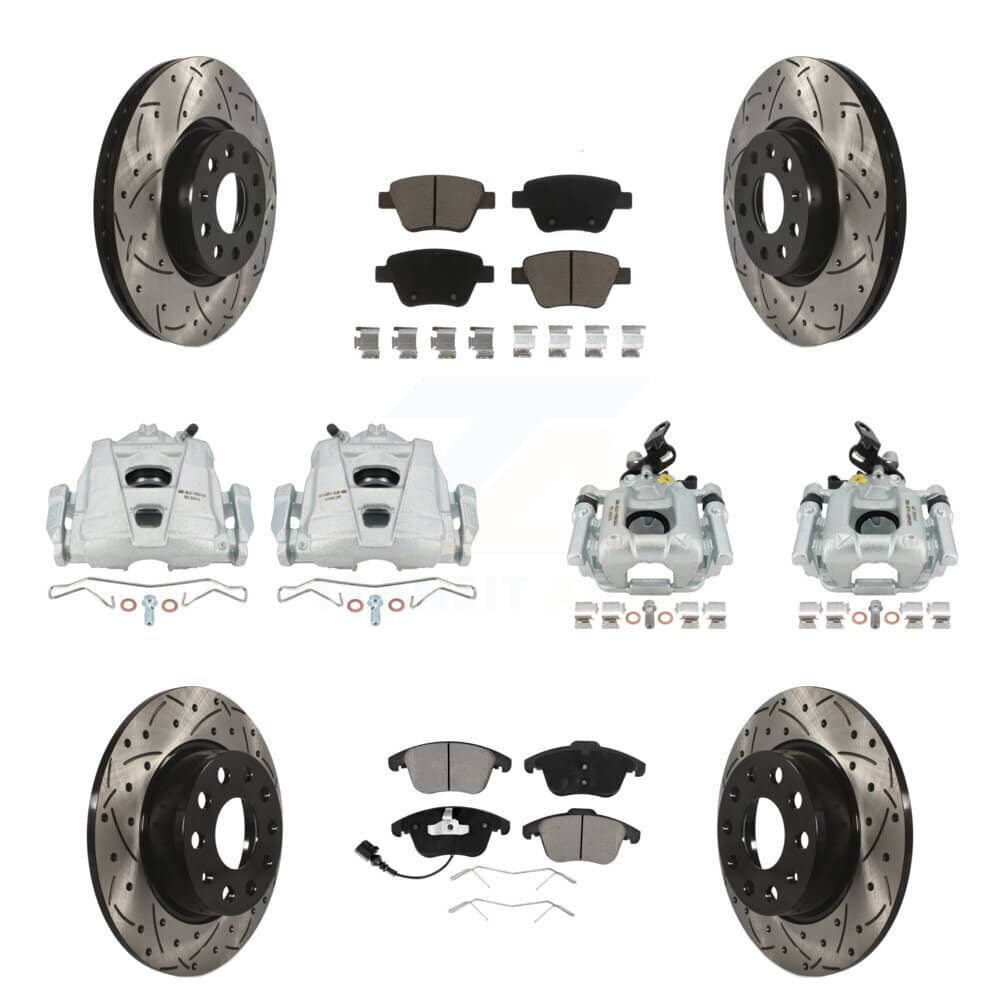 Transit Auto - KCD-100409C - Front and Rear Disc Brake Kits
