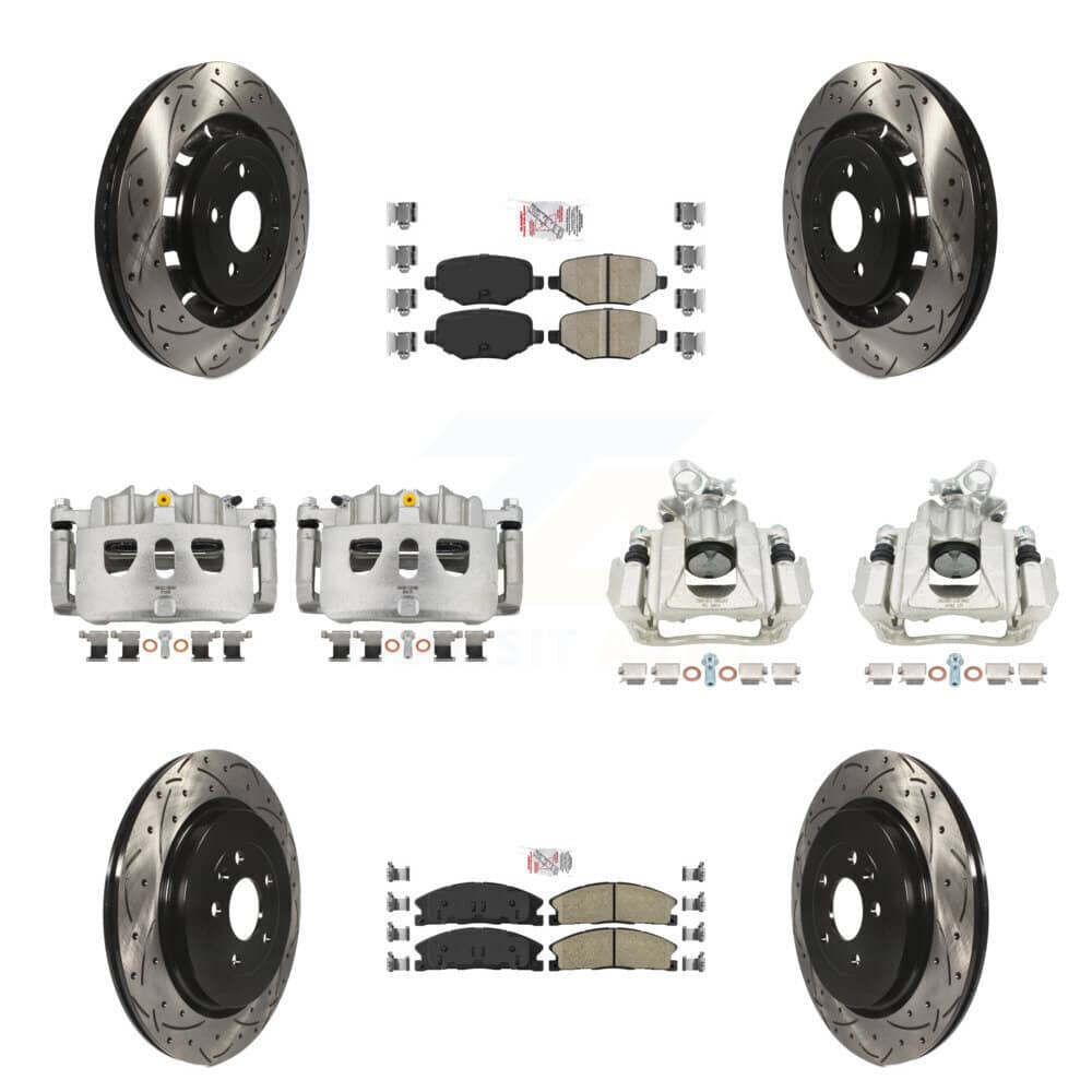 Transit Auto - KCD-100489N - Front and Rear Disc Brake Kits