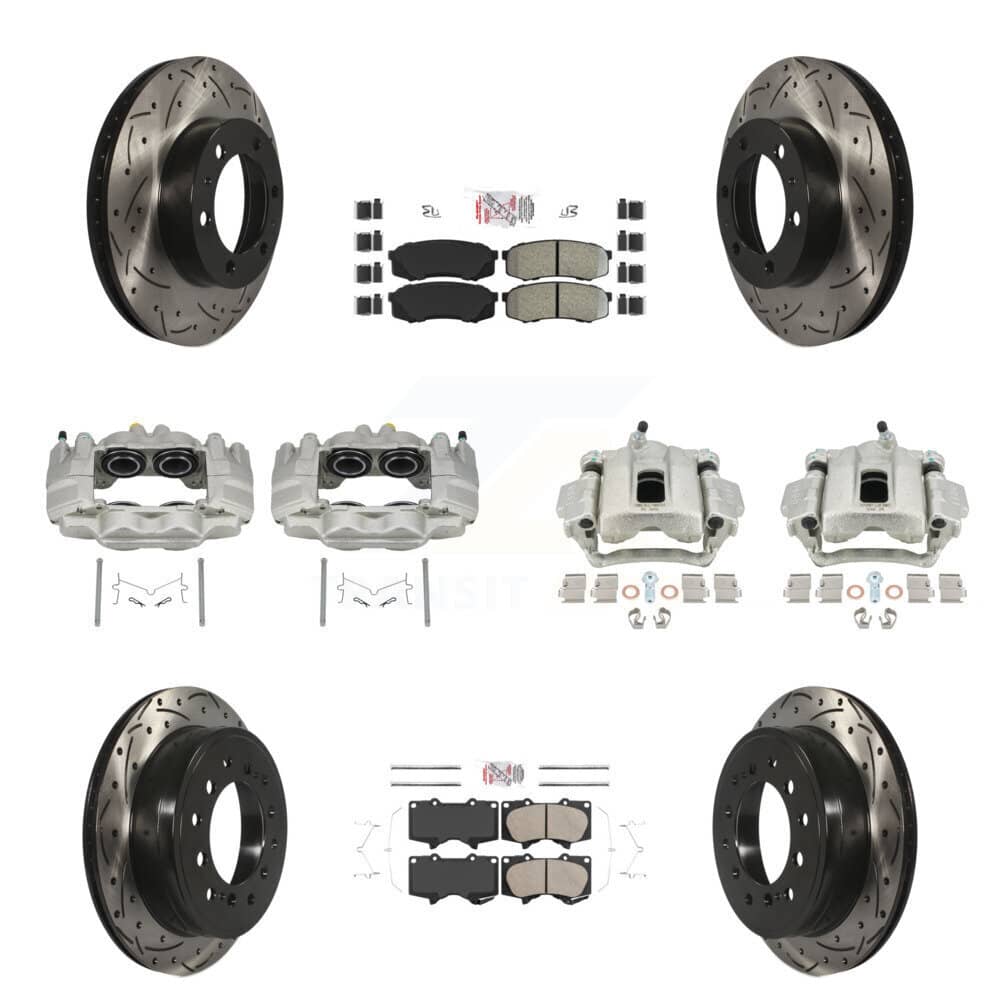 Transit Auto - KCD-100504N - Front and Rear Disc Brake Kits