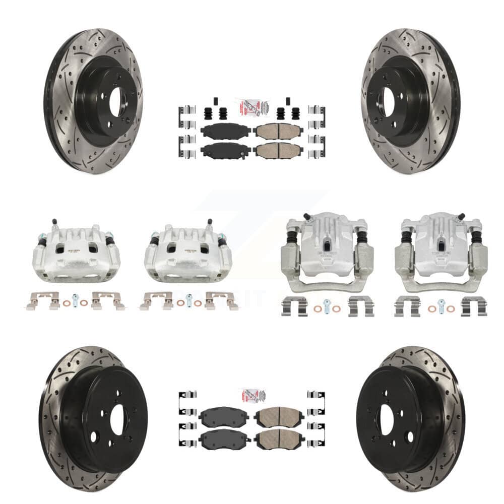 Transit Auto - KCD-100575N - Front and Rear Disc Brake Kits
