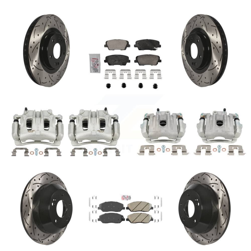 Transit Auto - KCD-100668N - Front and Rear Disc Brake Kits