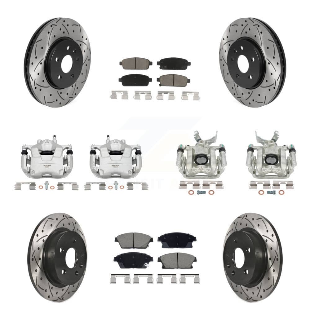 Transit Auto - KCD-100672C - Front and Rear Disc Brake Kits