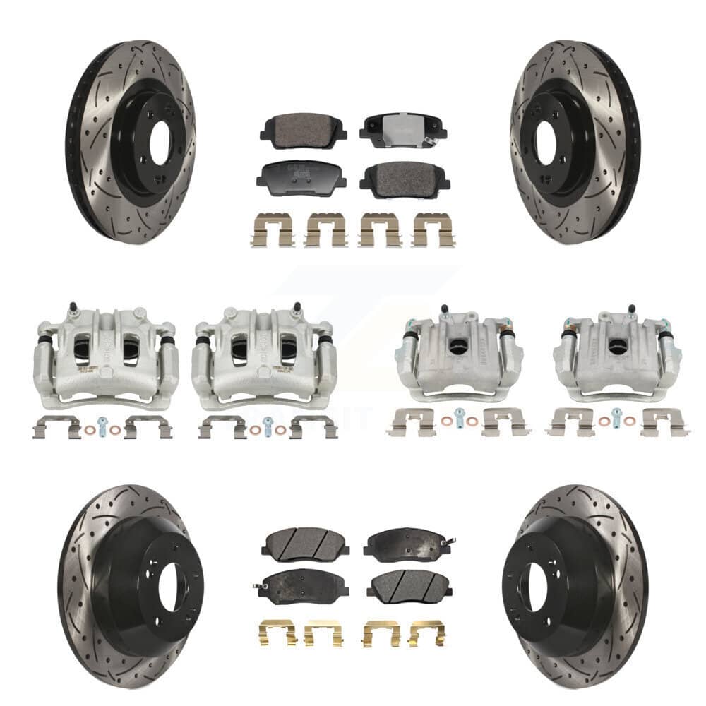 Transit Auto - KCD-100679T - Front and Rear Disc Brake Kits