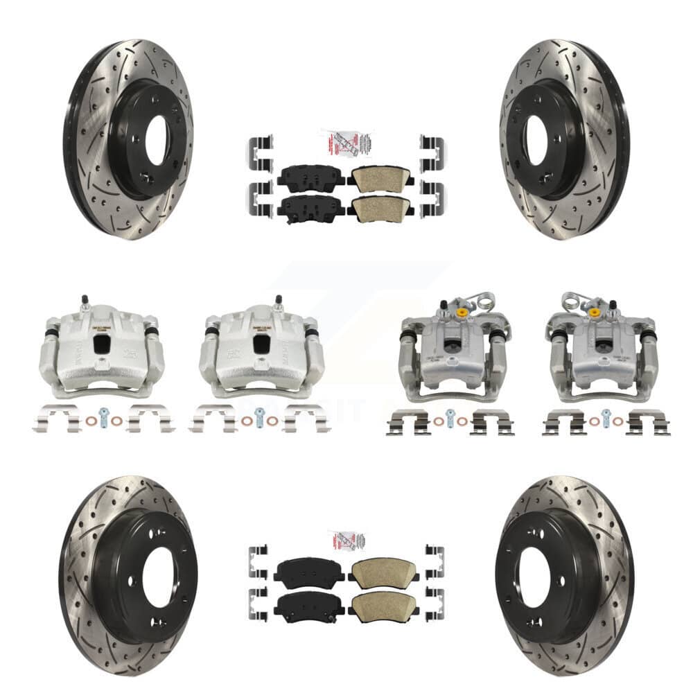 Transit Auto - KCD-100707N - Front and Rear Disc Brake Kits
