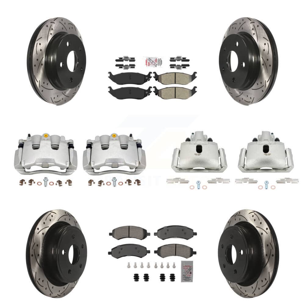 Transit Auto - KCD-100734N - Front and Rear Disc Brake Kits
