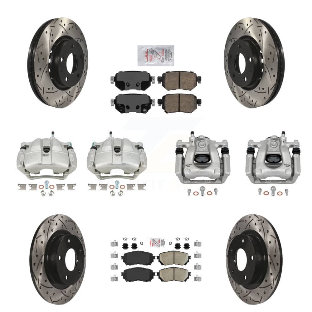 Transit Auto - KCD-100749N - Front and Rear Disc Brake Kits
