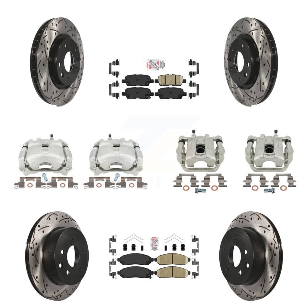 Transit Auto - KCD-100890N - Front and Rear Disc Brake Kits