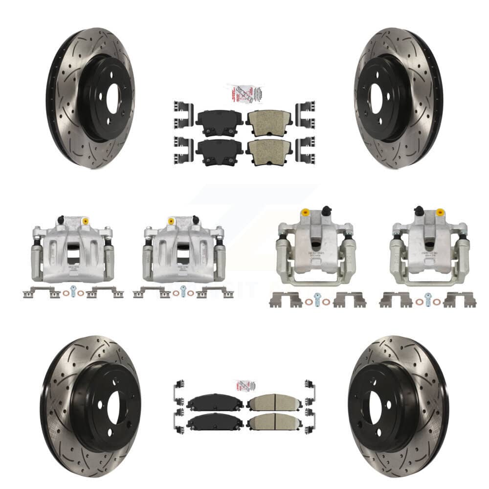 Transit Auto - KCD-100973N - Front and Rear Disc Brake Kits