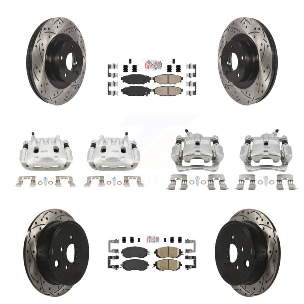 Transit Auto - KCD-100980N - Front and Rear Disc Brake Kits