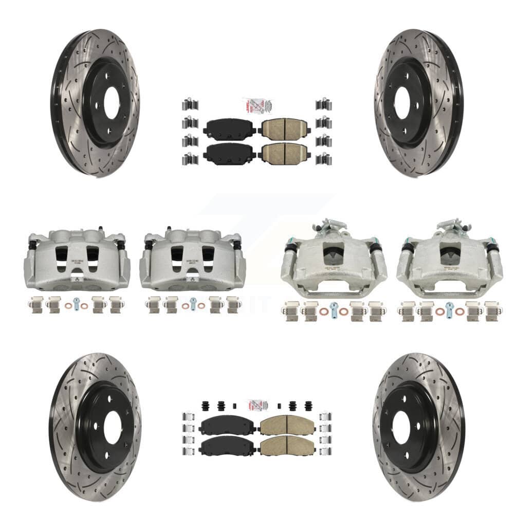Transit Auto - KCD-101037N - Front and Rear Disc Brake Kits