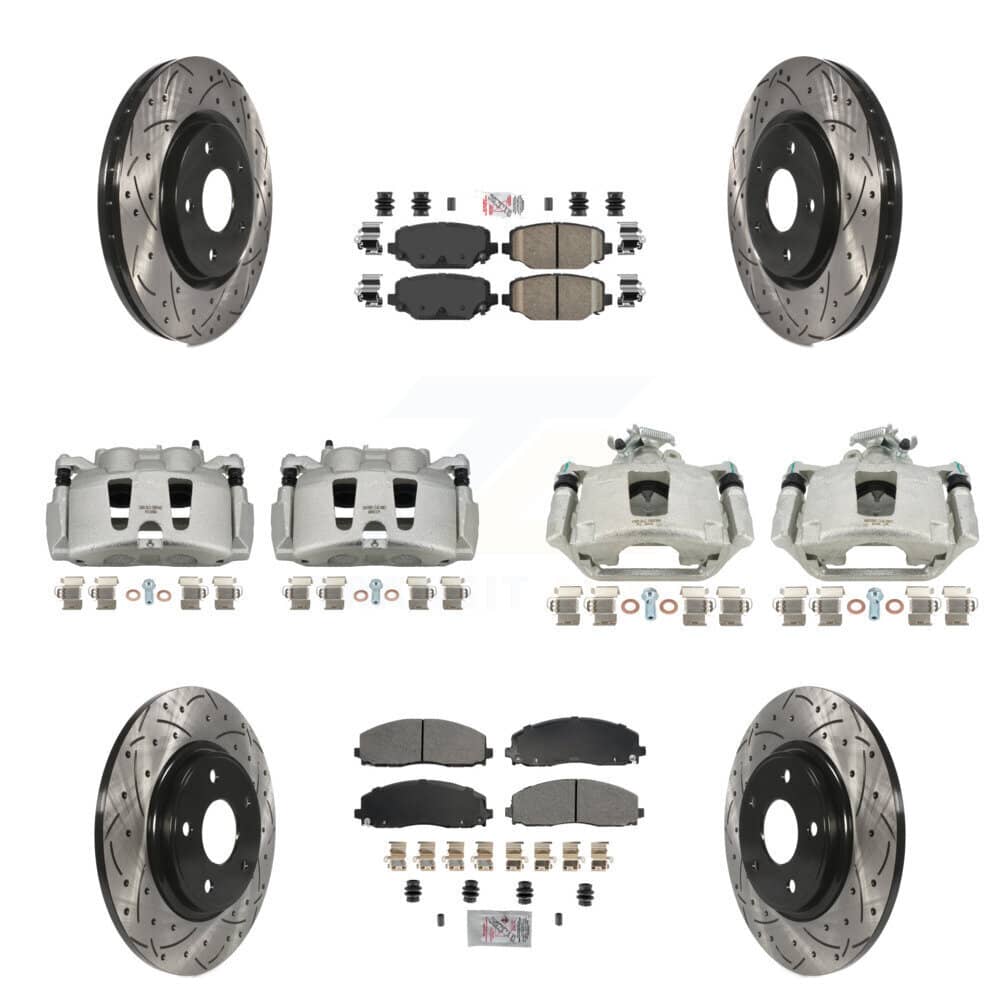 Transit Auto - KCD-101042N - Front and Rear Disc Brake Kits