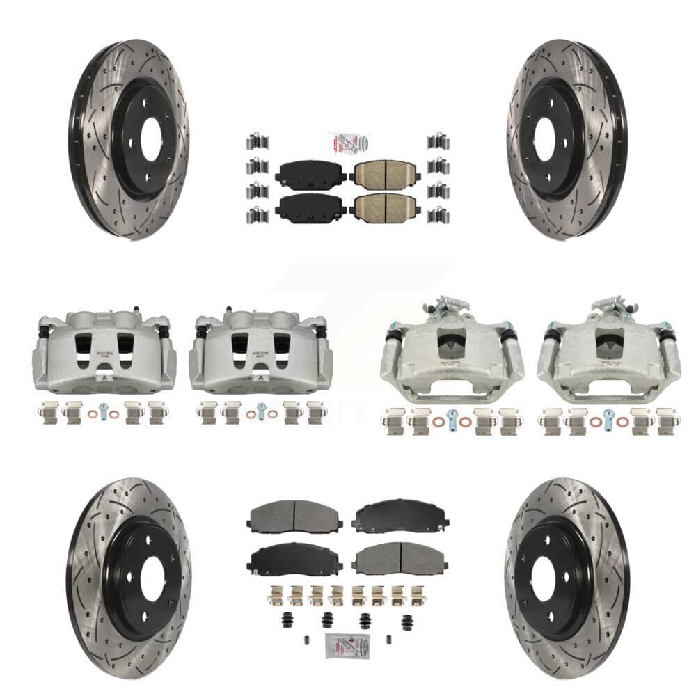 Transit Auto - KCD-101043N - Front and Rear Disc Brake Kits