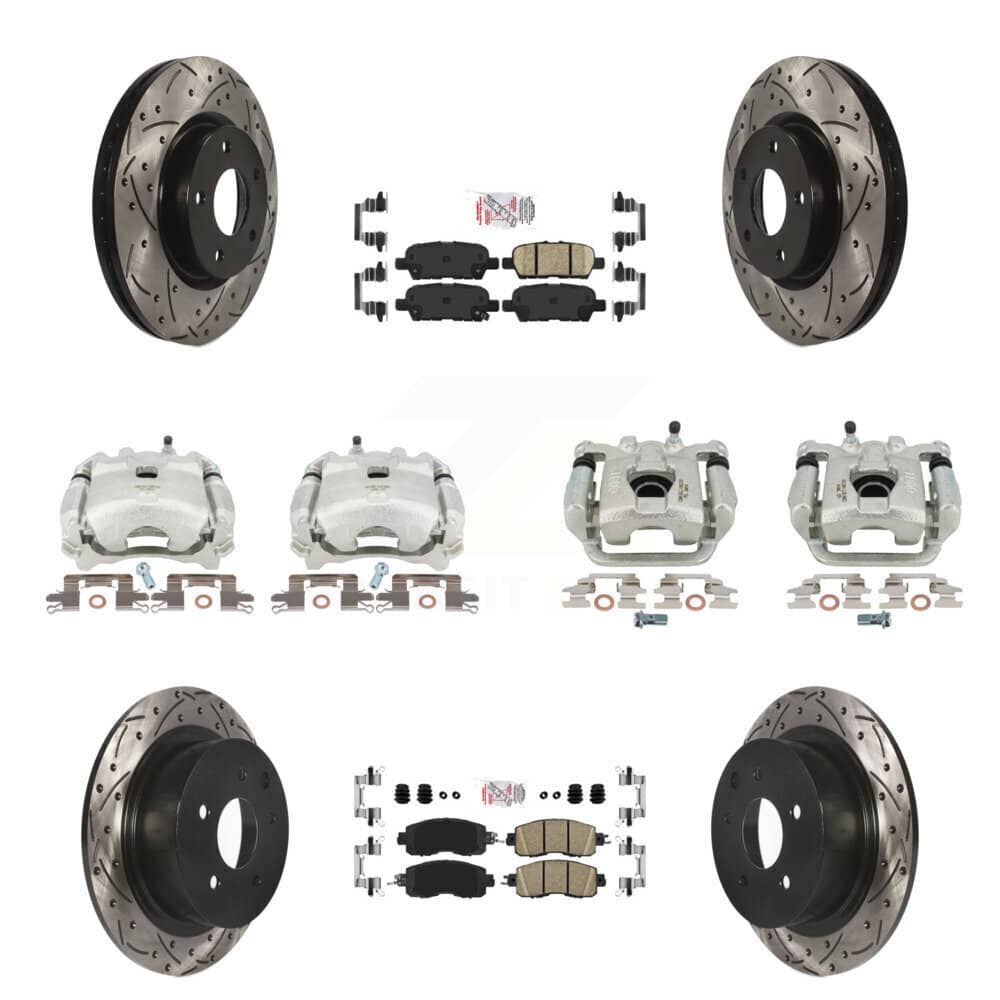 Transit Auto - KCD-101053N - Front and Rear Disc Brake Kits