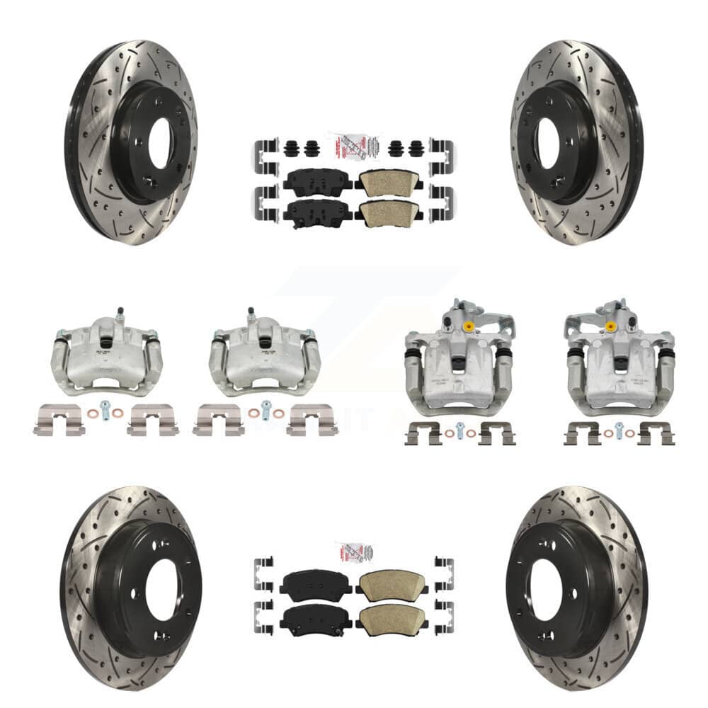 Transit Auto - KCD-101101N - Front and Rear Disc Brake Kits