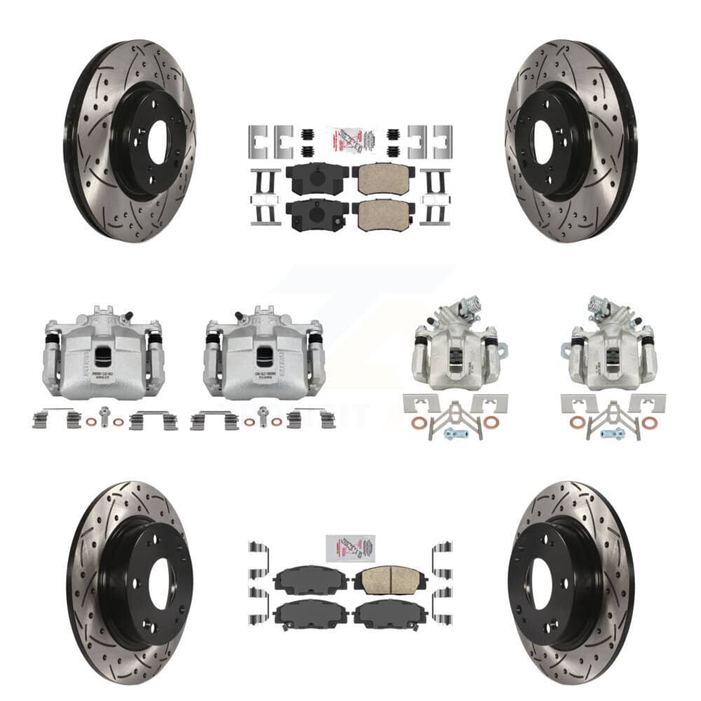 Transit Auto - KCD-101150N - Front and Rear Disc Brake Kits
