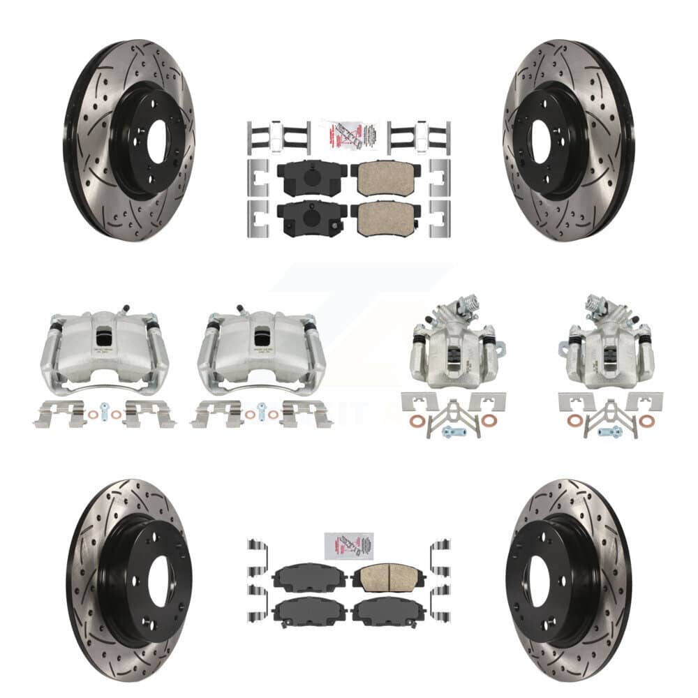 Transit Auto - KCD-101157N - Front and Rear Disc Brake Kits