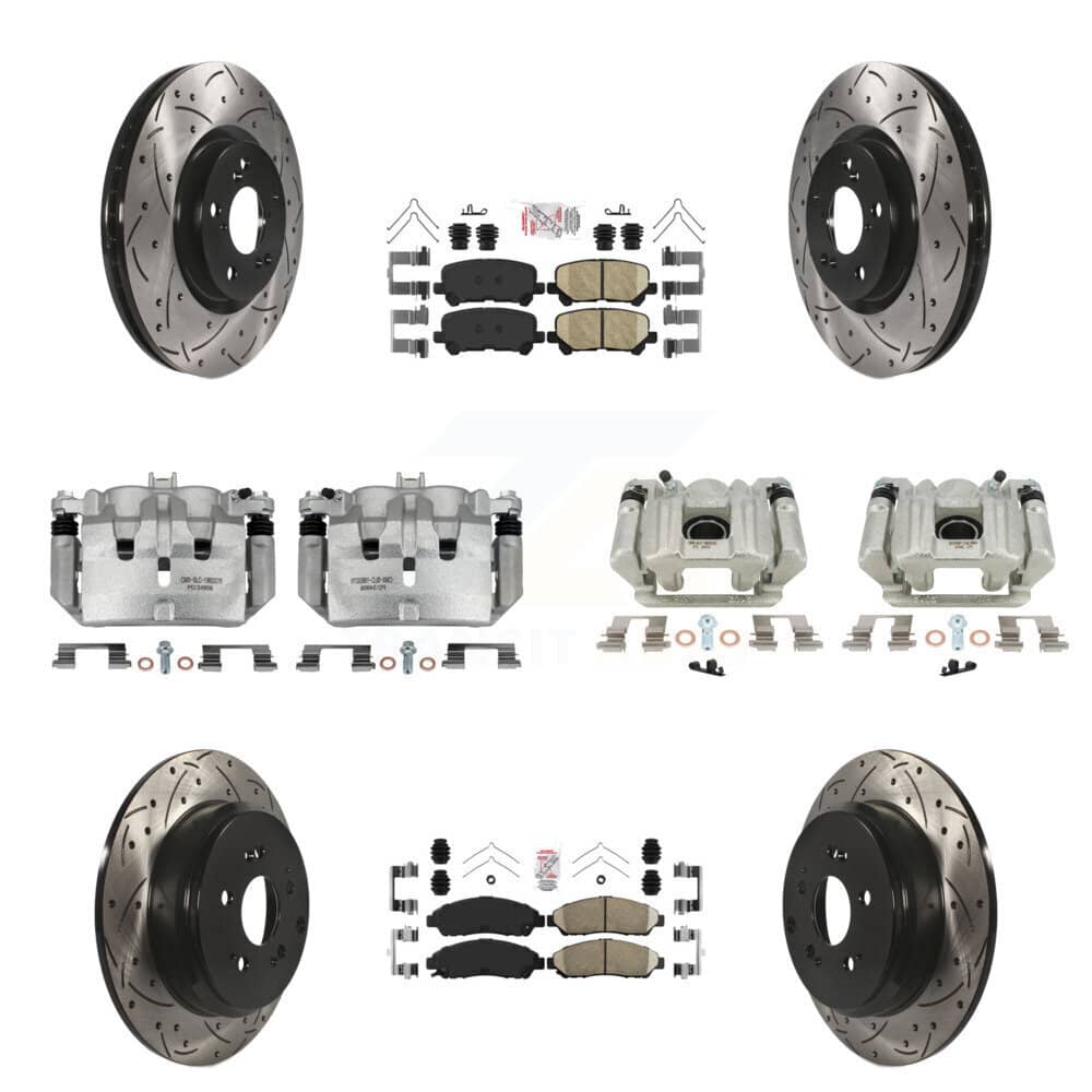 Transit Auto - KCD-101159N - Front and Rear Disc Brake Kits