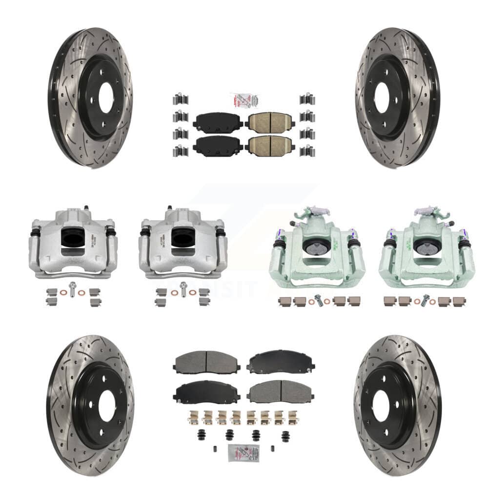 Transit Auto - KCD-101224N - Front and Rear Disc Brake Kits