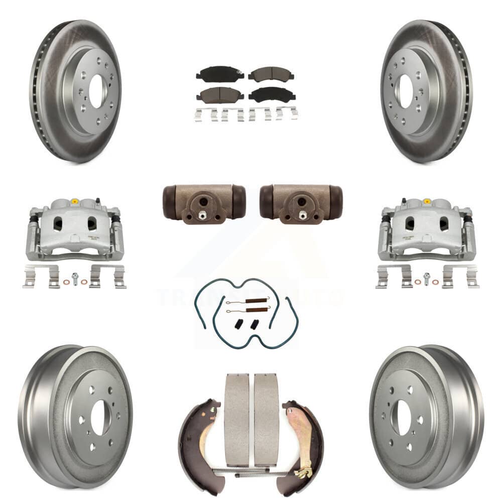 Transit Auto - KCG-100374C - Front and Rear Disc Brake Kits