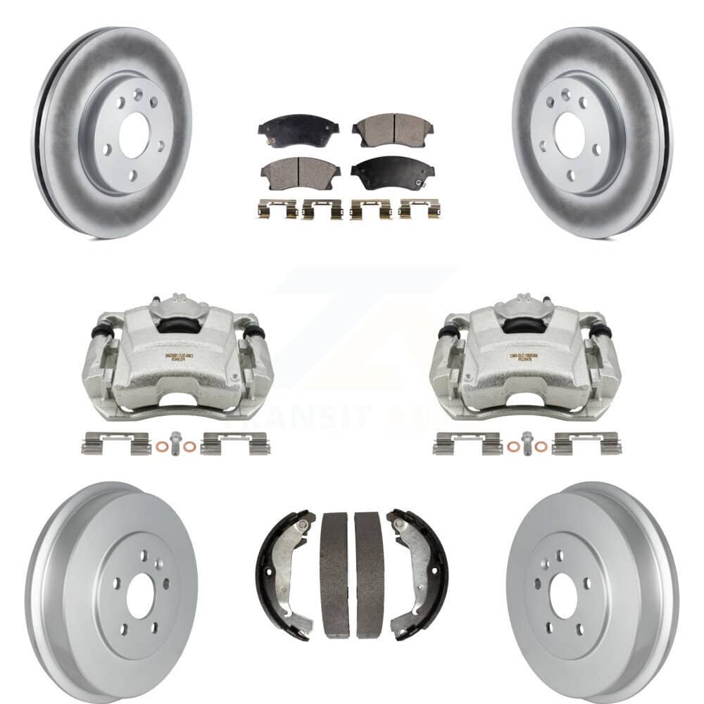 Transit Auto - KCG-100392P - Front and Rear Disc Brake Kits