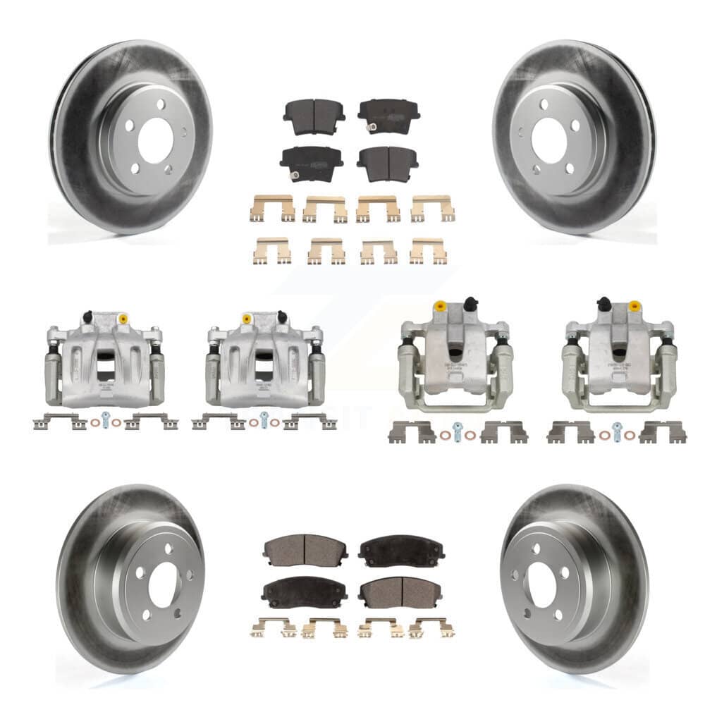 Transit Auto - KCG-100798P - Front and Rear Disc Brake Kits
