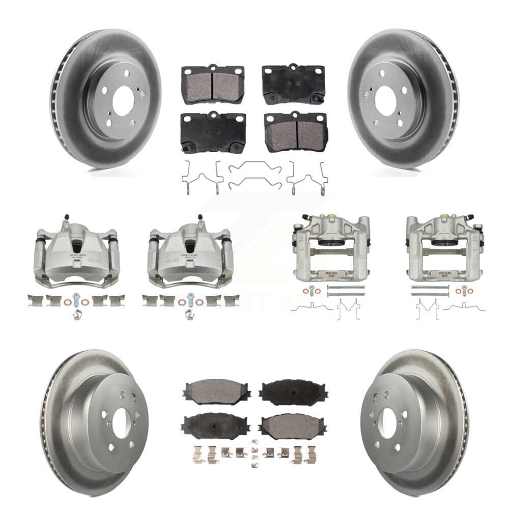 Transit Auto - KCG-100820P - Front and Rear Disc Brake Kits