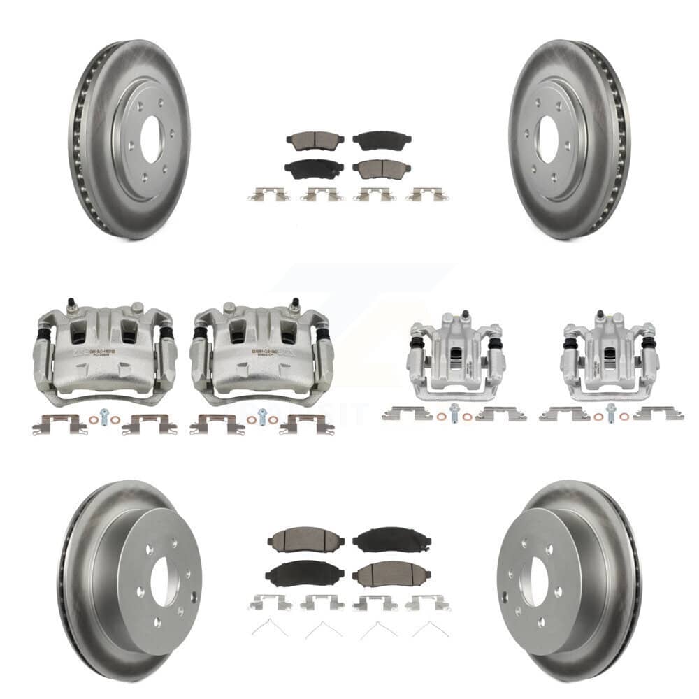 Transit Auto - KCG-100841C - Front and Rear Disc Brake Kits